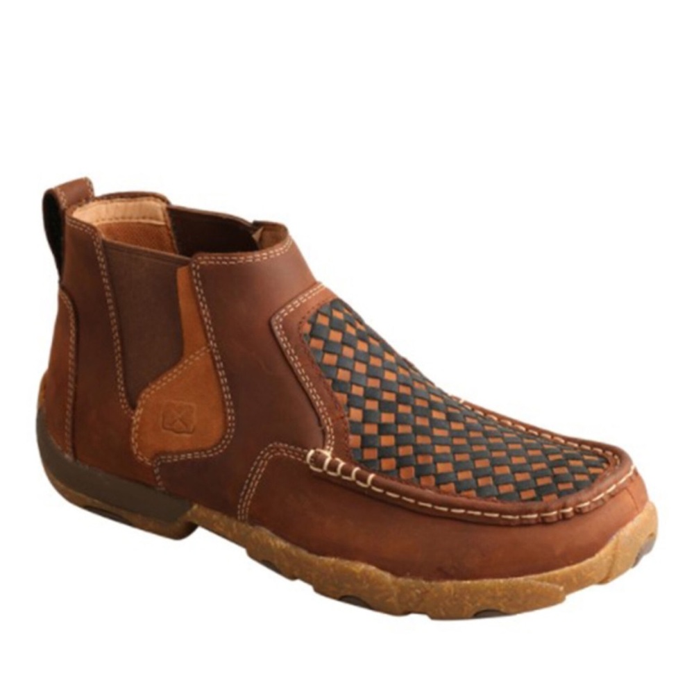 Twisted x men’s boots woven and oiled saddle size 10.5